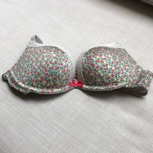 Aerie 34B Bridget Floral Push Up Bra